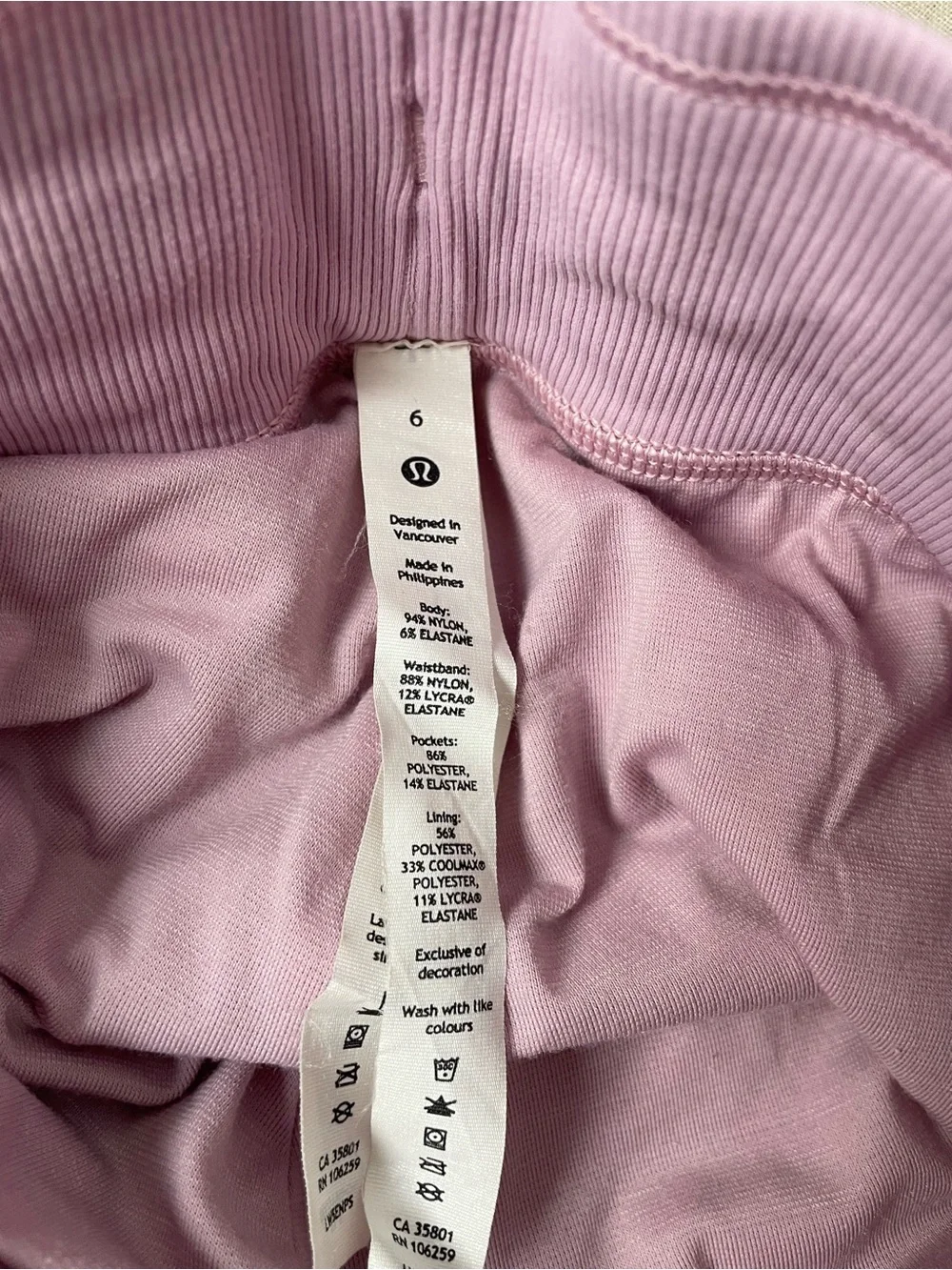 lululemon athletica light pink